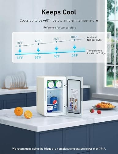 Mini Fridge Makeup Skincare Fridge thumbnail 2