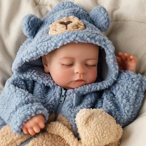 BABESIDE Lifelike Reborn Baby Dolls Boy - 18-Inch Soft Weighted Body Realistic-Newborn Baby Doll Soft Body Real Life Baby Dolls with Toy Accessories thumbnail 5