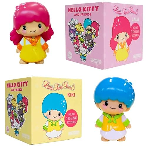Hello Kitty Action & Play Figures - Collect Them All - (Kiki & Lala) - Image 1
