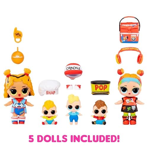 L.O.L. Surprise! Loves Mini Sweets S3 Deluxe- Kellogg's with 4 Dolls, Accessories, Limited Edition Dolls, Candy and Cereal Theme, Kellogg’s Theme, Collectible Dolls- Great Gift for Girls Age 4+ thumbnail 3