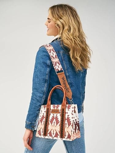 Wrangler Aztec Tote Bag for Women Boho Shoulder Purses and Handbags thumbnail 2