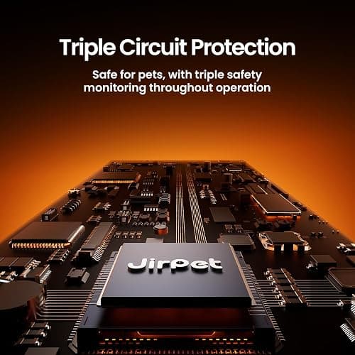 JirPet Neck Dryer for Pet Grooming, Hands-Free High Velocity Dog Dryer | 146 MPH(75 m/s) Air Speed, 250 Million Negative Ions, 1500W Professional Low Noise Dog Dryer with 3 Speeds & 4 Temp, Portable thumbnail 8