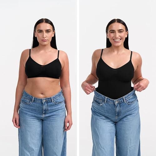 creamy fabrics Damen Figurformender Shapewear Bodysuit mit Slip-Rückenteil – Starke Kompression für Bauch & Taille – Nahtloser Body mit Po-Lifting & Verstellbaren Trägern thumbnail 7