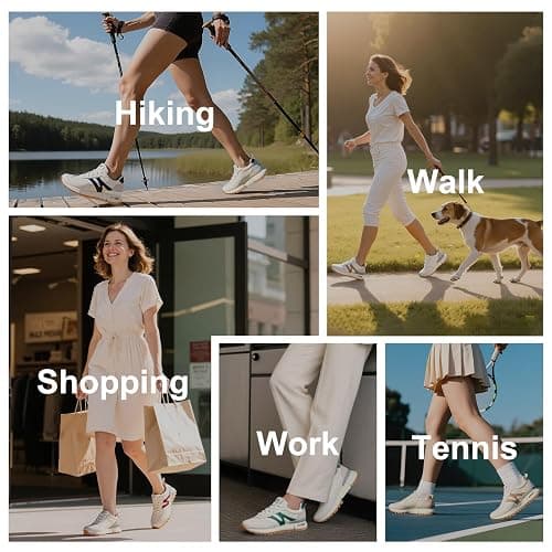 somiliss Sneakers for Women Genuine Leather Suede Patchwork Casual Lace Up Non-Slip Walking Shoes Comfortable Tennis Running Shoes Womens Fashion Sneakers thumbnail 2