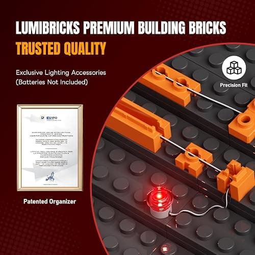 Lumibricks Street Fusion Boxing Club Lighting Building Bricks Set - City Town Modular Playset Collection Display kit with Minifigures 3036 Pcs for Adults & Teens & Life Enthusiasts thumbnail 6