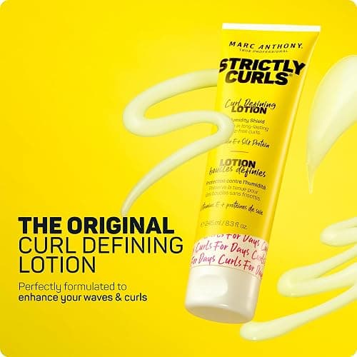 Marc Anthony Strictly Curls Defining Lotion - Light Gel - Curly & Wavy Hair | Frizz Taming Styling Hair Cream-Gel for Long Lasting Curl Definition, Bounce & Shine for Fine to Medium Curls & Waves thumbnail 6