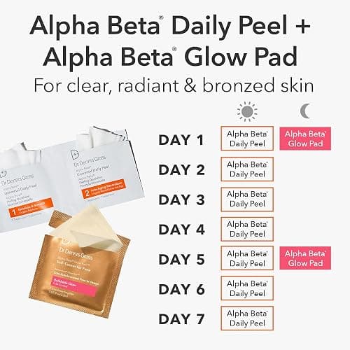 Dr. Dennis Gross Glow Pad Self-Tanner for Face – Exfoliating & Anti-Aging Towelette with AHAs & BHAs, Buildable Natural Glow, Hydrating & Streak-Free Application, 20 Pack thumbnail 4