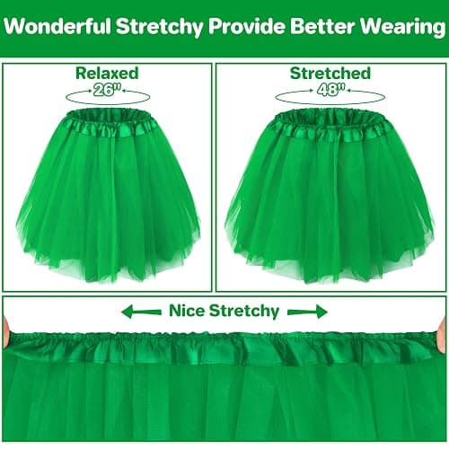 qikqik Tutu for Women Adults 5 Layerd Tutu Skirts for Women Tulle Skirt Womens Halloween Tutus Fluffy Skirt 80s Adult Tutus thumbnail 4