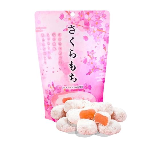 Sakura Mochi Traditional Japanese Wagashi Sweets - Image 1