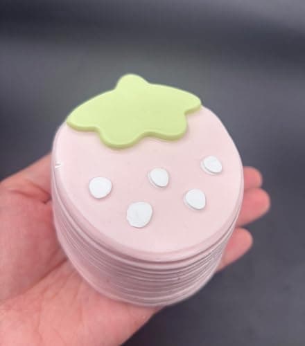 Frozen Butter Textured Strawberry Cake taba Squishy Toy - Image 1