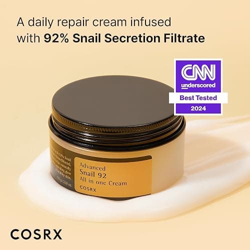 COSRX Snail Mucin Duo - Snail 92 Cream & Snail 96 Essence, Daily Face Gel Moisturizer and Hydrating Serum for Face with Snail Secretion Filtrate, Korean Skin Care thumbnail 2