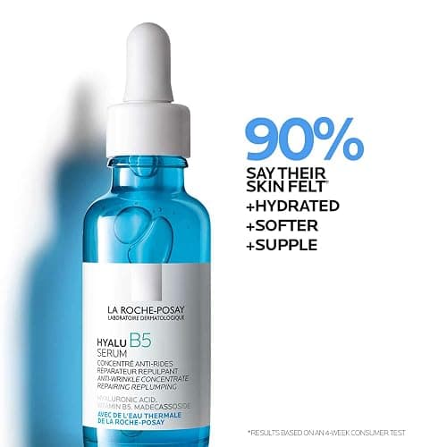 La Roche-Posay Hyalu B5 Pure Hyaluronic Acid Serum for Face, Vitamin B5 + Hyaluronic Acid + Madecassoside, Hydrating Serum Visibly Plumps Skin, Sensitive Skin Safe, Anti Aging, Oil-Free thumbnail 5