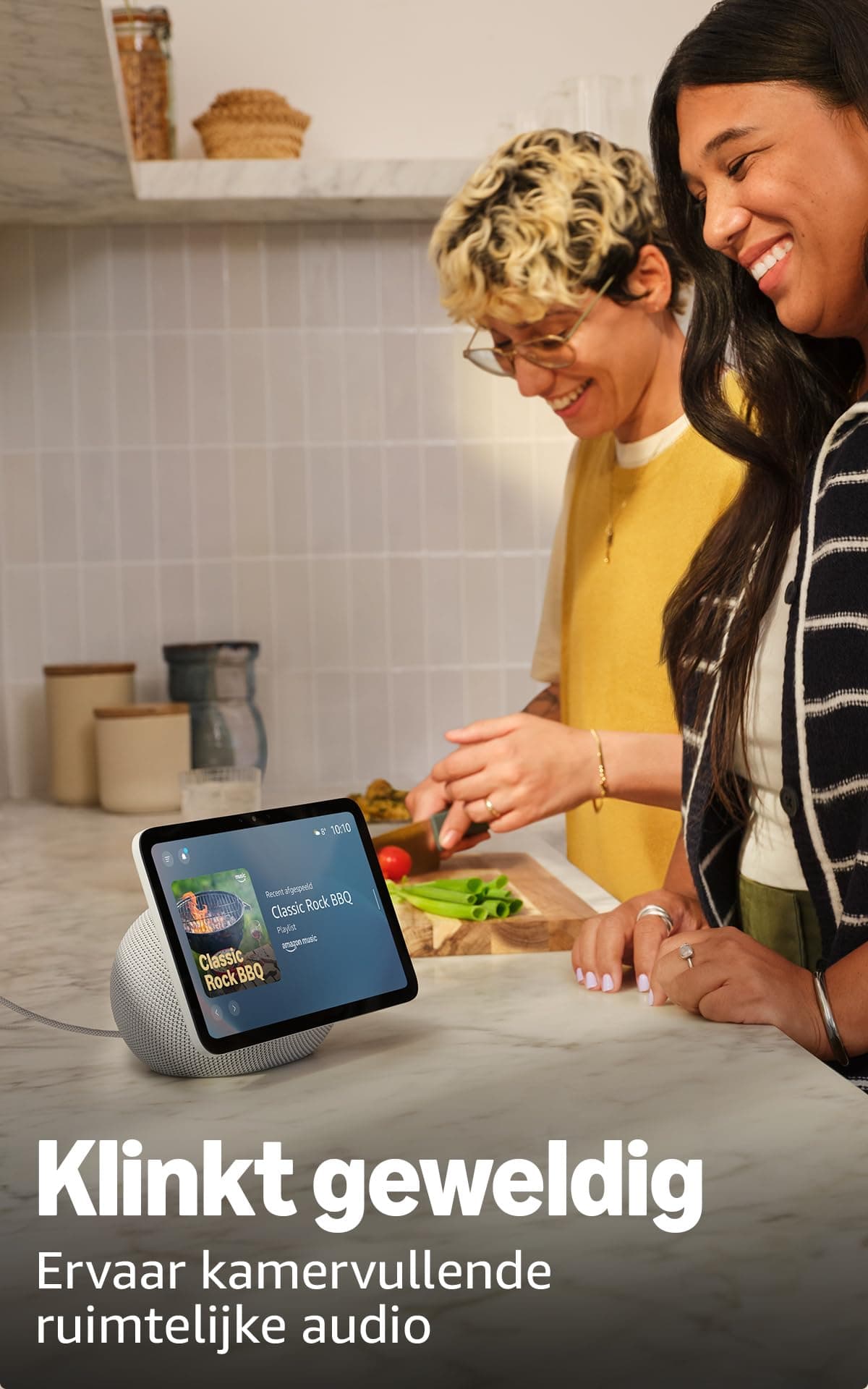 Amazon Echo Show 8 (newest gen), Vibrant HD 8.7" display with spatial audio and Alexa, Graphite thumbnail 3