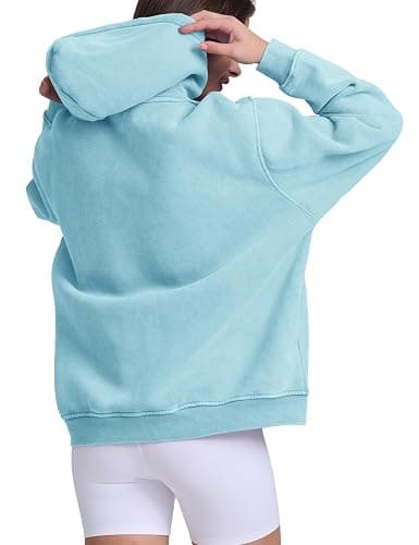 Hatant Oversized Hoodie Sweatshirts for Women Couples Heavyweight Hoodies Pullover Vintage Acid Wash Sweaters Pullover 2025 thumbnail 6