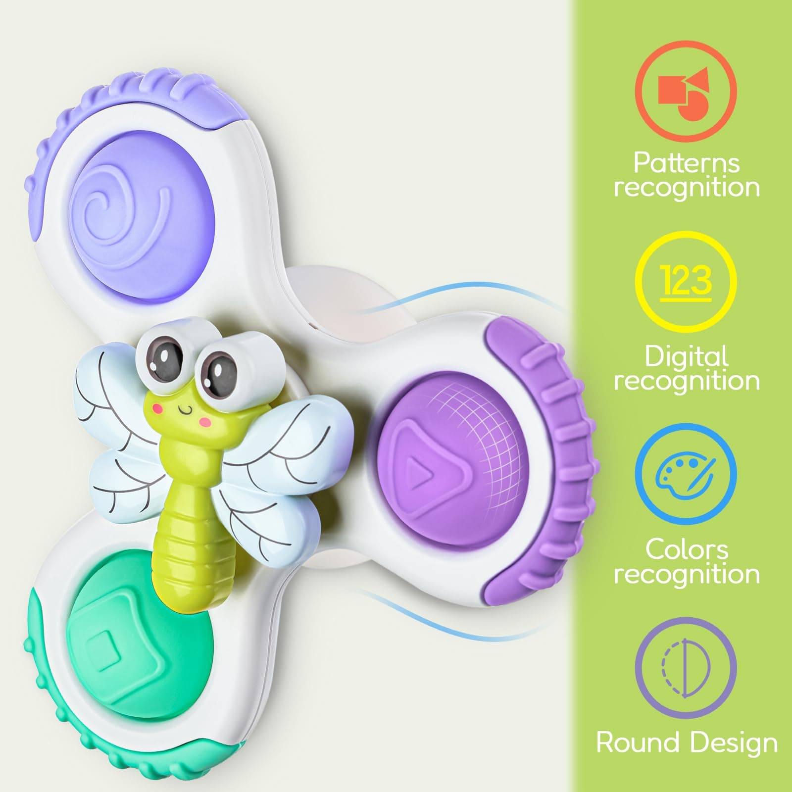 ALASOU Pop Suction Cup Spinner Toys for 1 Year Old Boy Girl Gifts thumbnail 8
