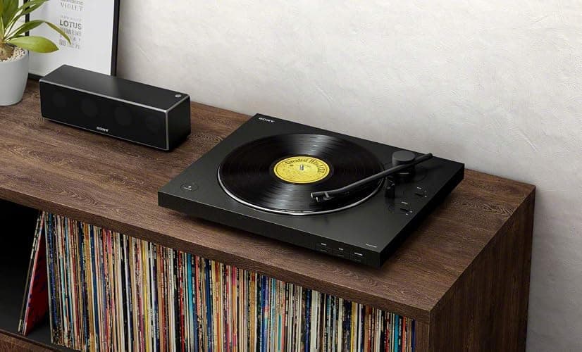 Sony PS-LX310BT Bluetooth Turntable with built-in Phono Pre-Amp, 2 speeds and 3 gain modes, Black thumbnail 8