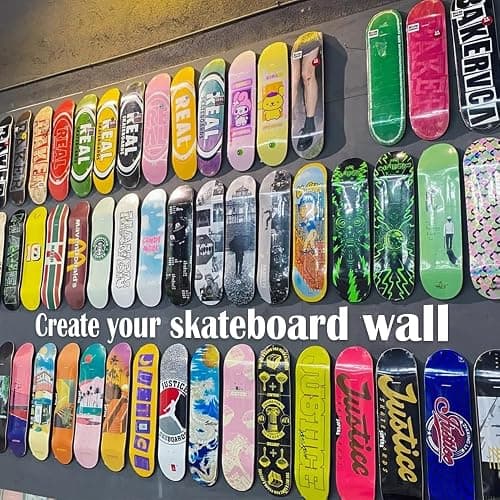 ROKENPOY 3 PCS Blank Skateboard Decks, 8 x 31 inch 7-Layer Maple Double-Tail Skateboard, Ideal for Painting, and Wall Decoration thumbnail 6