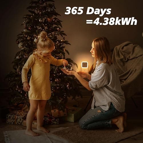 Sujeet Night Light, Night Lights Plug into Wall 8-Pack, Nightlight Plug in Night Light, Dusk to Dawn Night Lamp Led (Warm White) thumbnail 5