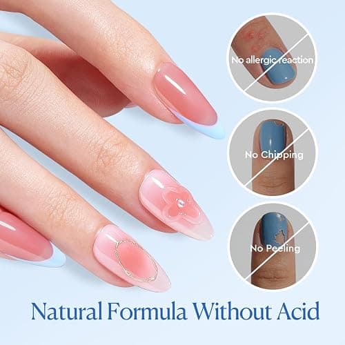 AZUREBEAUTY 18ml Nail Dehydrator and Primer, Acid-Free & Hema-Free Nail Prep Kit, No Lifting Bond for Gel Polish & Acrylic, Quick Dry Professional Natural Nail Primer for Long Lasting Manicure thumbnail 4