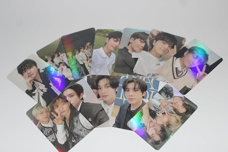 Yuto kpop Laser Photocard 55pcs Laser Card Kpop LOMO Cards Kpop Album Card lase message Postcard Gift for Fans Daugher thumbnail 3