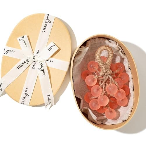 JHZHONG Grape Soap on a Rope, Handmade Grape Cluster Shape Soap Bar, Unique Decorative Bath Soap, Aromatic Hand Wash Gift for Home Decor, Men & Women (1, Pink) - Image 1