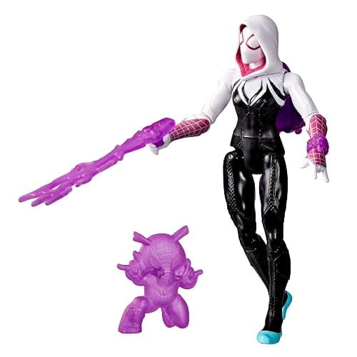 SPIDER-MAN Marvel ActionVerse Ghost-Spider Action Figure & Accessories, 4.5-Inch (11.4 CM) Super Hero Toys & Figures for Kids, Ages 4+ thumbnail 3
