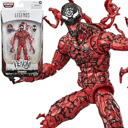 Hasbro Marvel Legends Series Venom 6-inch Collectible Action Figure Toy Carnage, Premium Design and 1 Accessory thumbnail 3