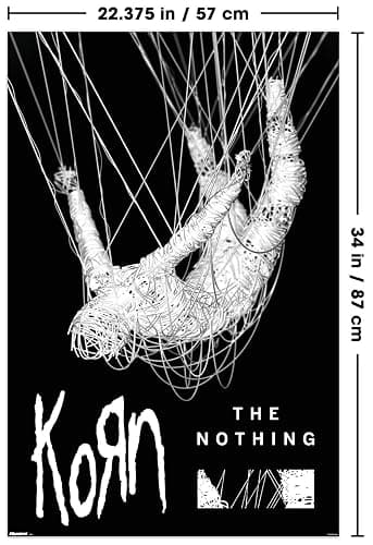 Korn - The Nothing String Figure Wall Poster, 34L" x 22.4W", Unframed Version thumbnail 3