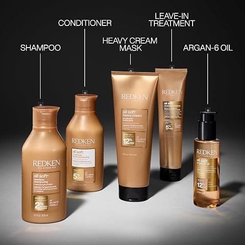 Redken All Soft Moisture Restore Leave-In Treatment For Dry, Brittle Hair - Hair Treatment For Humidity, Heat and Frizz Protection thumbnail 5