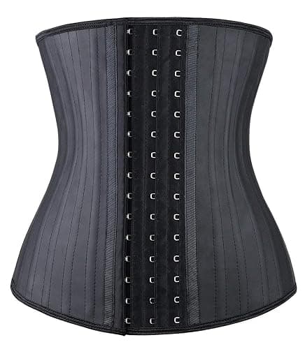 YIANNA Women's Underbust Latex Sport Girdle Waist Trainer Corsets Hourglass Body Shaper - Image 1