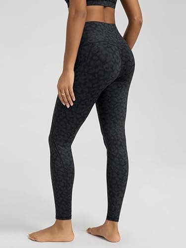 ODODOS Women's High Waisted Yoga Leggings with Pockets, Tummy Control Non See Through Workout Athletic Running Yoga Pants thumbnail 5