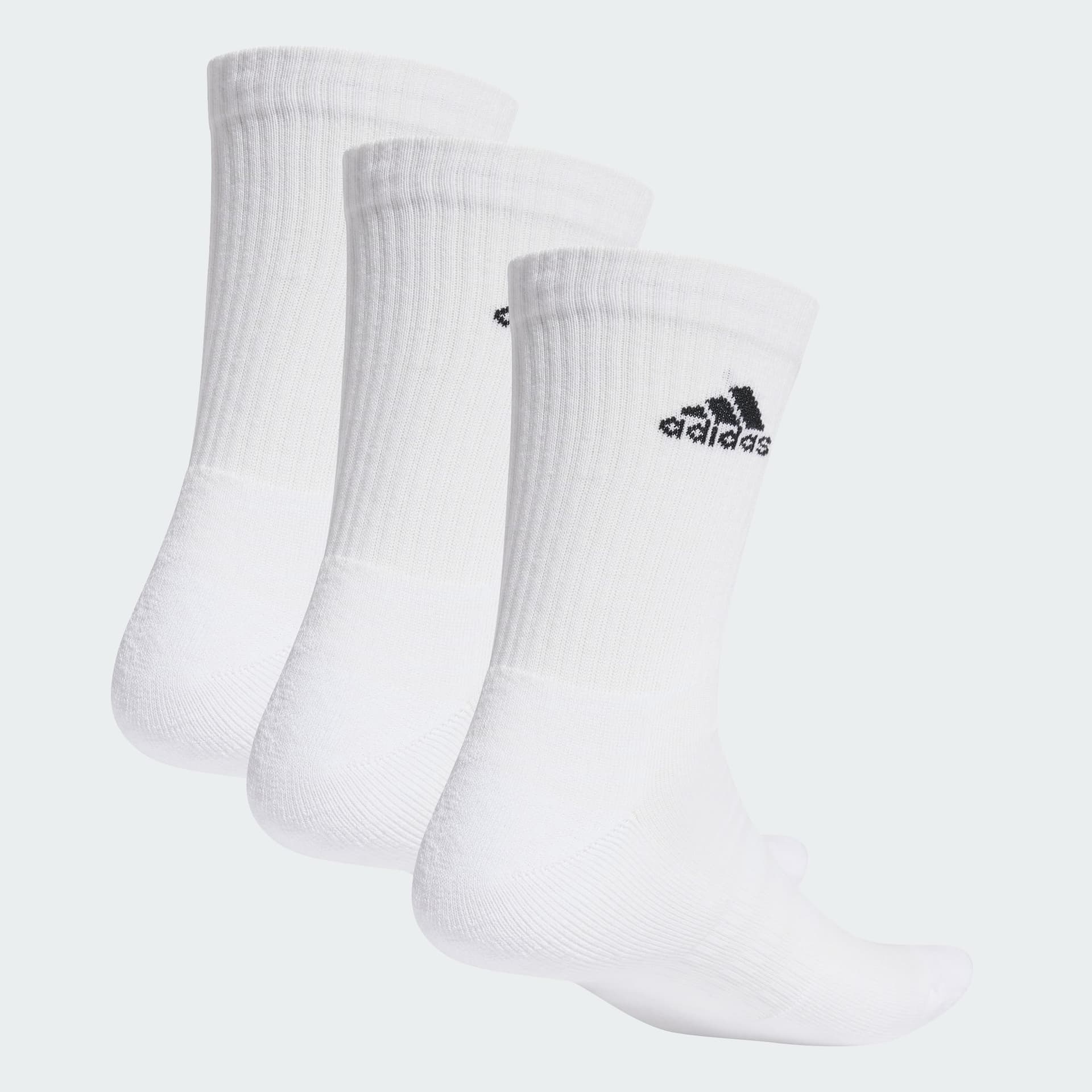 Adidas Sportswear Cushioned Crew Socks 3 Pair thumbnail 2