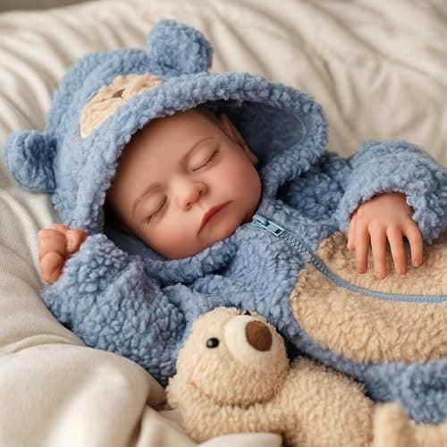 BABESIDE Lifelike Reborn Baby Dolls Boy - 18-Inch Soft Weighted Body Realistic-Newborn Baby Doll Soft Body Real Life Baby Dolls with Toy Accessories thumbnail 2