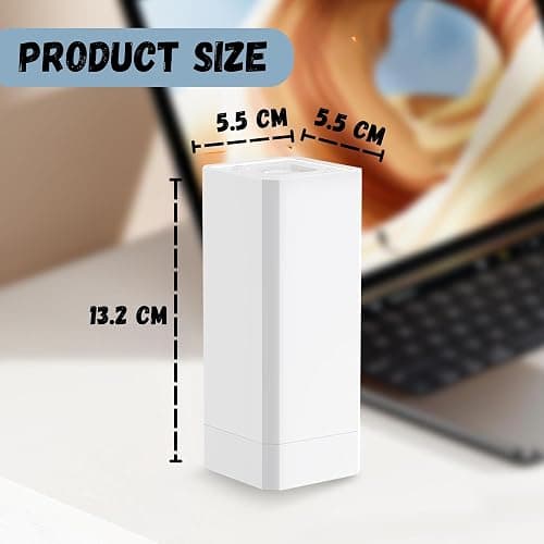 Ekoomar 32-in-1 Electronics Cleaning Kit - Keyboard, Phone, Computer & Laptop Cleaner Kit - Compatible for MacBook, AirPods & iPhone Charger Port Cleaning Tool - Tech Gadget Cleaner - White thumbnail 5
