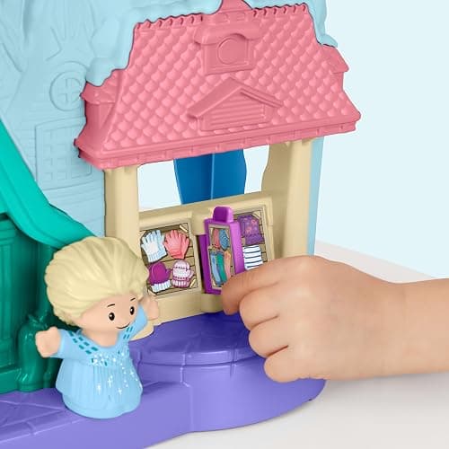 Fisher-Price Little People Disney Frozen Arendelle Adventures Playset | Toddler Toy, Includes Anna, Elsa Olaf & Kristoff Figures, Pretend Play for Kids Ages 18+ Months (Amazon Exclusive) thumbnail 4