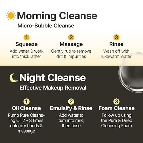 MANYO Pure & Deep Cleansing Foam, Facial Cleanser, for Double Cleansing, Pore Cleaner, Blackhead Remover, Acne Face Wash, Korean Skin Care, 6.7 fl oz (200ml) thumbnail 9