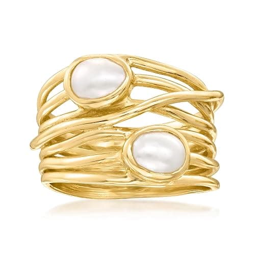 Ross-Simons Gemstone Highway Ring in 18kt Gold Over Sterling - Image 1