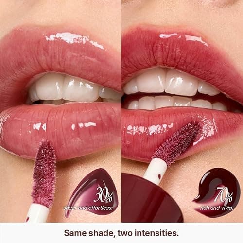 fwee 3D Voluming Gloss 70% (Rich) | Vanilla 70% | High Shine, Non-Sticky Lip Gloss for Makeup | Long-Lasting, Moisturizing Gel Formula | 30%, 70% Pigment Options | 5.3g thumbnail 4