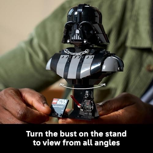 LEGO Star Wars Darth Vader Bust - Collectible Building Set for Adults, Ages 18+ - Star Wars Gift for Men & Women - with Darth Vader Minifigure - Bedroom or Shelf Decor - 75439 thumbnail 6