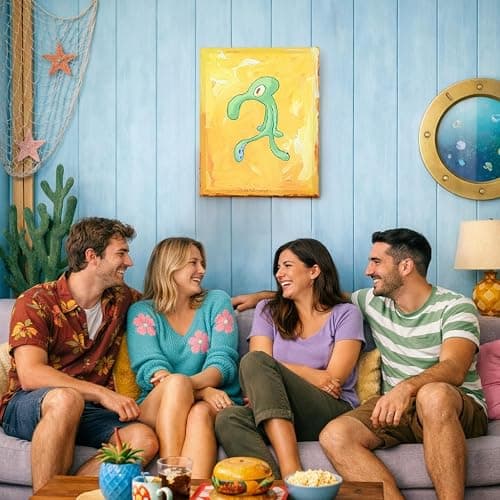 POP Creations SpongeBob SquarePants Bold And Brash Canvas Art - 17.5x14 Stretched Canvas - Ready-to-Hang Premium Quality Canvas Wall Art for Living Room thumbnail 6