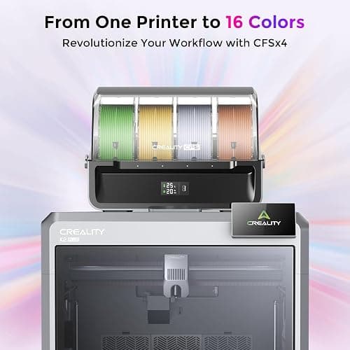 Creality 3D Printer K2 Plus Combo Multi Color 3D Printer with CFS, 16 Color Printing, 600mm/s High Speed, Auto Leveling, Dual AI Cameras, 350×350×350mm Build Volume thumbnail 2