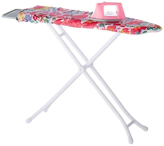 YMCtoys My Fancy Life Dollhouse Laundry Room Set, Pink and White Playset with Washer, Dryer, Ironing Board, Laundry Basket, Kids Pretend Play Furniture thumbnail 5