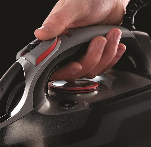 Russell Hobbs Steam Iron [3100W, 210 g/min extra steam boost, 70 g/min steam] Power Steam (350ml, ceramic soleplate, self-cleaning & spray water function, anti-limescale, drip stop) 20630 thumbnail 7