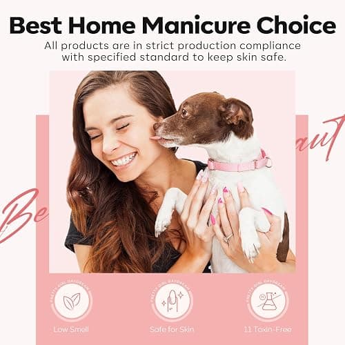 Modelones Builder Nail Gel, Pink Builder Gel for Nails, Hard Gel Builder Nail Extension Gel Base False Nail Tips Glue Builder Gel in a Bottle 15ML thumbnail 8