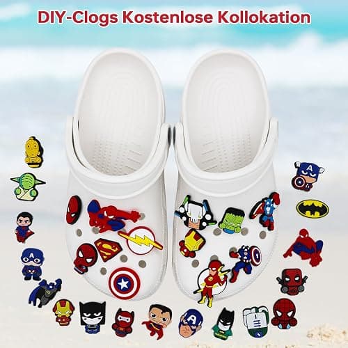 Oirigaga Schuh Charms für Clogs, DIY Schuhanstecker Schuhanhänger, Cartoon Anime Schuh Pins Stecker Aufstecker Anstecker Set, Abnehmbare PVC Shoe Dekoration Zubehör für Kinder Jugendliche Erwachsene thumbnail 3