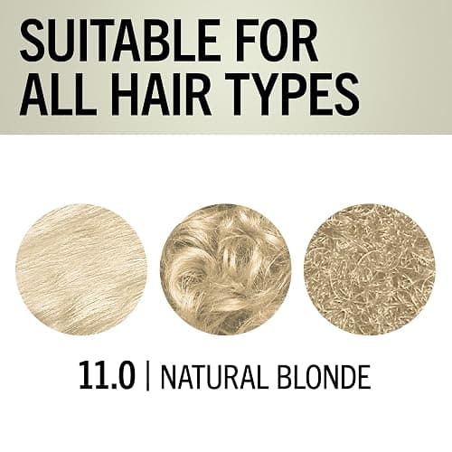 Schwarzkopf Keratin Blonde Hair Dye, 11.0 Natural Blonde, Professional Quality Hi-Lift Permanent Hair Color, Bond Enforcing System Helps Prevent Breakage* Pre-Color Serum & Purple Conditioner Included thumbnail 5