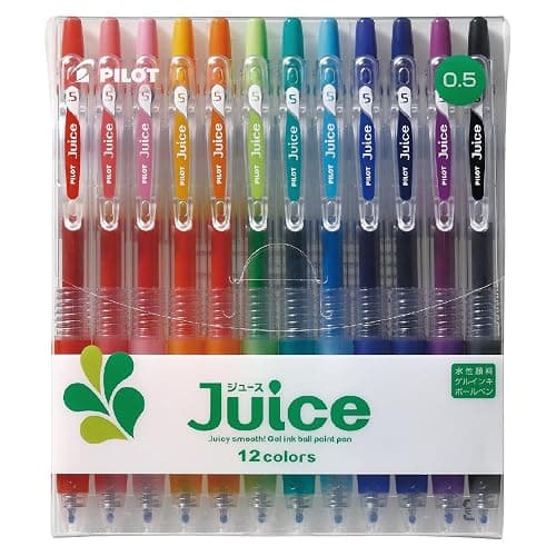 Pilot Juice Gel Ink Ballpoint Pen, 0.5mm, 12 Color Set (LJU120EF-12C) - Image 1