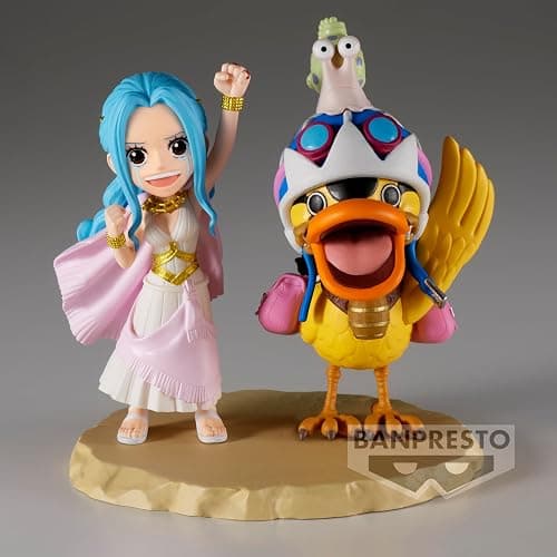 Banpresto - One Piece - Log Stories - Nefertari Vivi & Karoo, Bandai Spirits World Collectable Figure thumbnail 2