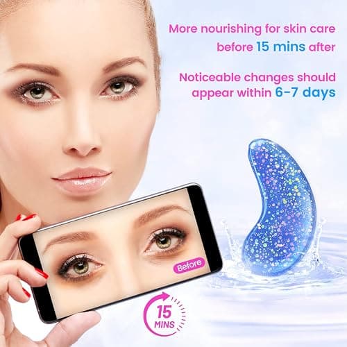 Onespring Under Eye Patches (24 Pairs) - Eye Masks for Wrinkles, Puffy Eyes, Dark Circles, Eye Bags, Easter Basket Stuffers, Gifts for Teenage Girls, Under Eye Mask for Refreshing, Revitalizing thumbnail 7