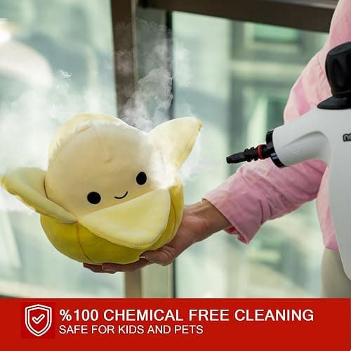 NARMIKU Steam Cleaner Handheld, 450ml Capacity Portable High Pressure Steamer for cleaning with 14 Piece Accessory Kit. Multi-Purpose Steam Cleaner for Home, Kitchen, Sofa, Floor, Window, Carpet Stain thumbnail 8